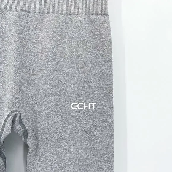 ECHT Arise‎ Seamless Leggings High Rise in Heather Gray Size Small - Picture 9 of 11